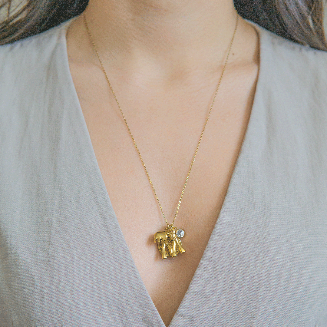 Abundance Necklace - Stainless Steel Gold Plated 18k