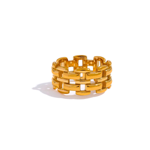 Determined Ring -  Gold - Stainless Steel