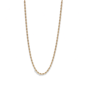 Golden Rope Necklace - Stainless Steel 18k Gold Plated