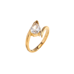 Wing Ring - Stainless Steel 18k Gold Plated